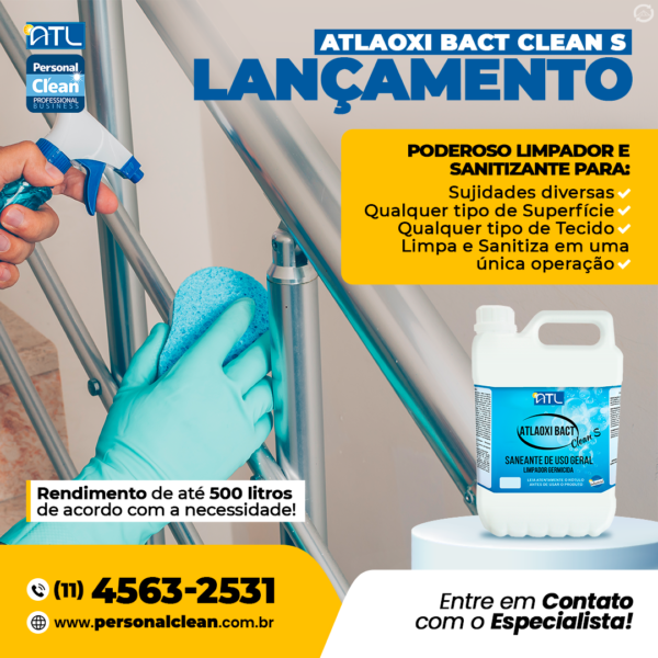 Atlaoxi Bact Clean S - Limpador Sanitizante - Image 2